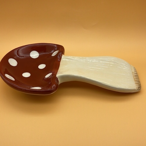 Toadstool Spoon Rest or Trinket Dish, NWOT - Picture 5 of 9